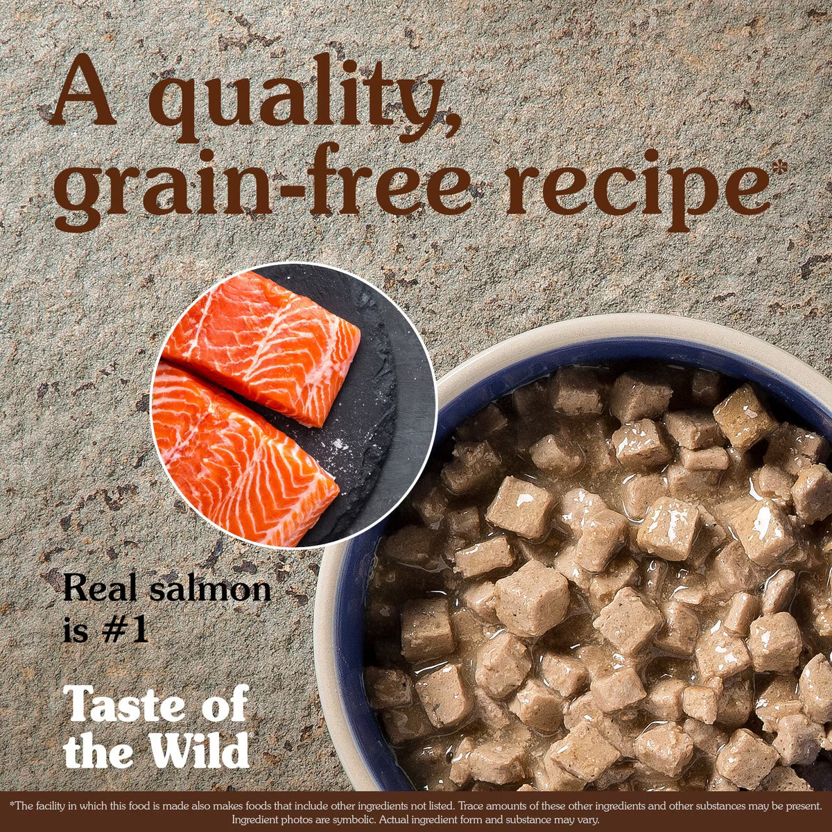 Taste Of The Wild Rocky Mountain Feline Recipe with Salmon & Venison in Gravy Canned Cat Food 3oz