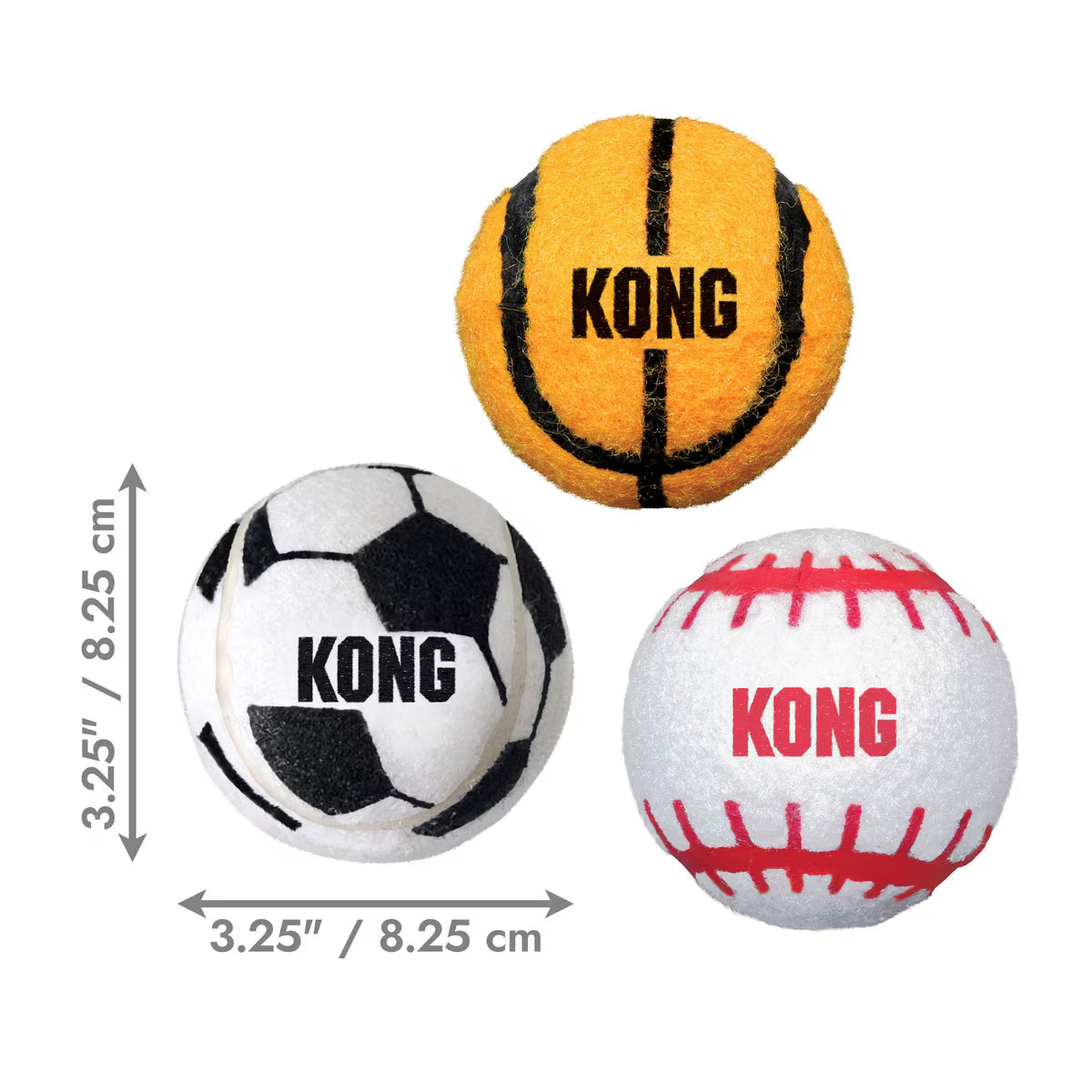 Kong Sport Balls for Dogs Large 2pk