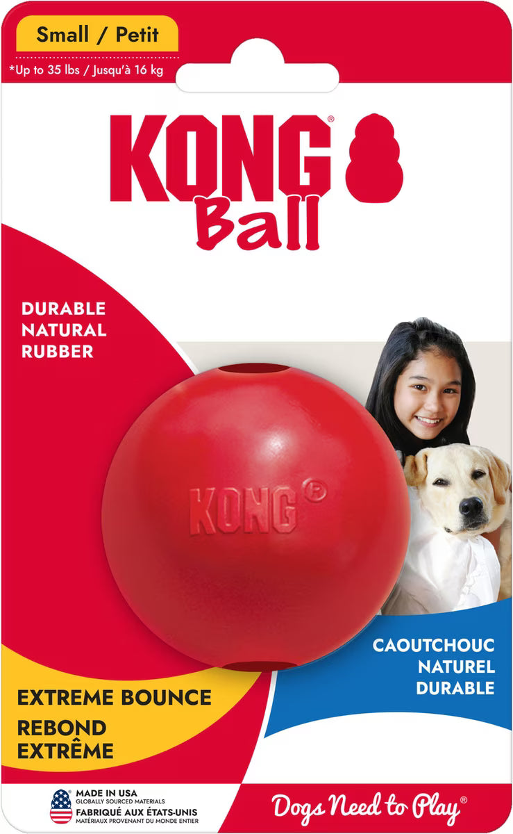 Kong Classic Ball with Holes for Dogs Small