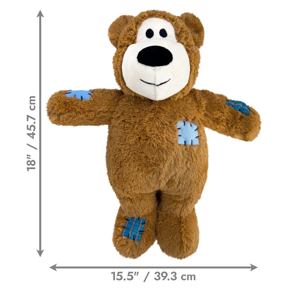 Kong Wild Knots Bear Tough Squeaky Dog Toy XL