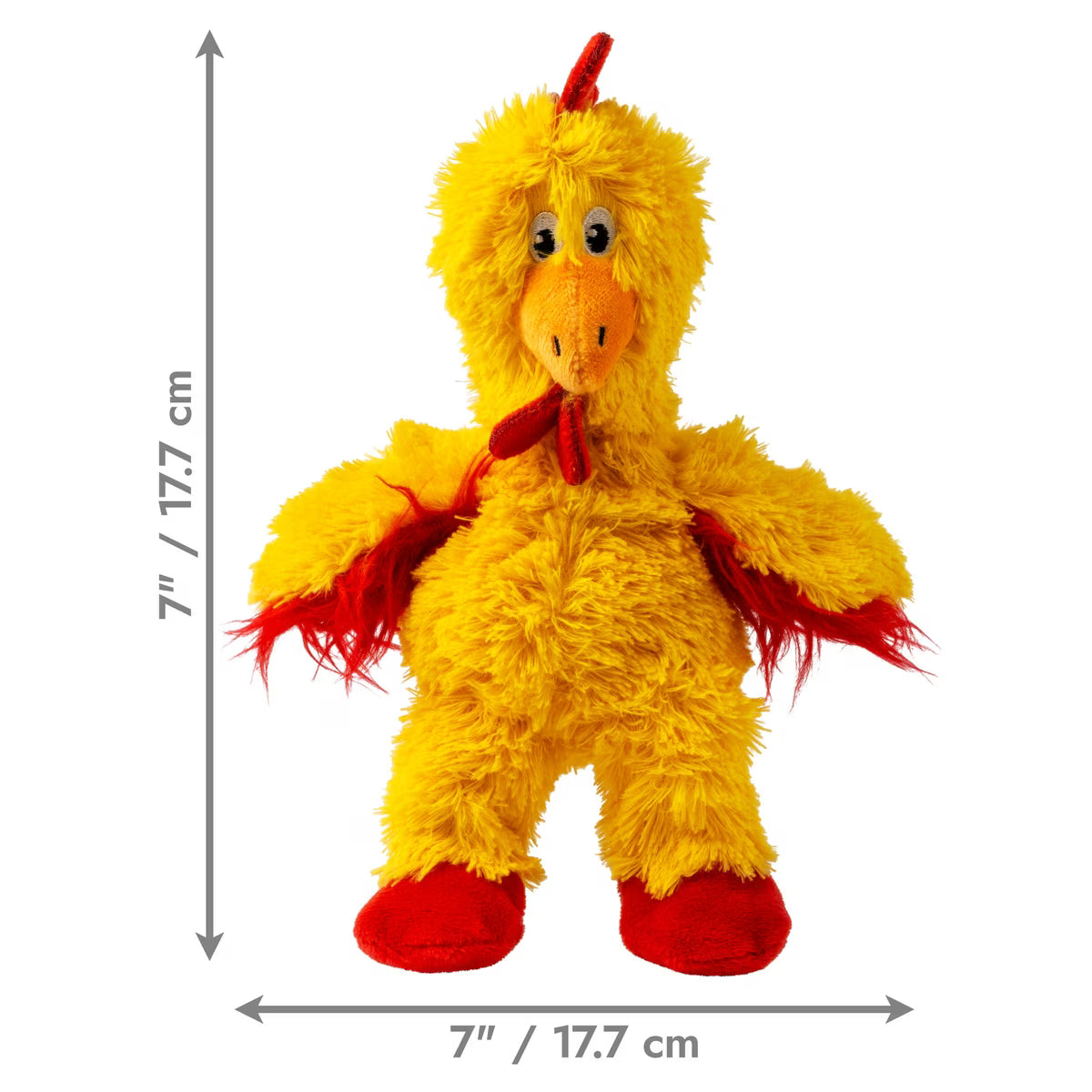 Kong Knots Chicken Plush Dog Toy Small