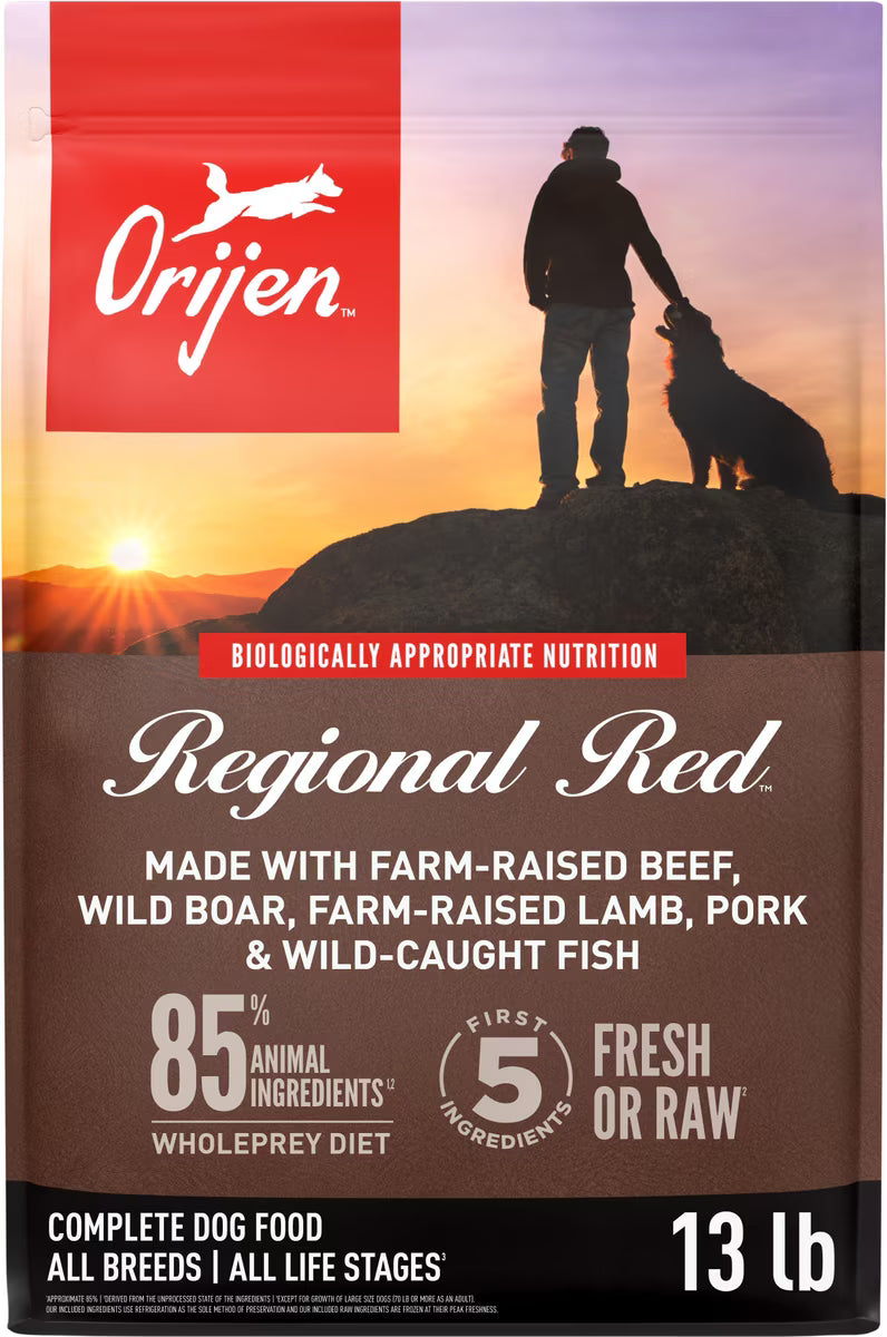 Orijen Regional Red Grain-Free Dry Dog Food 13lb