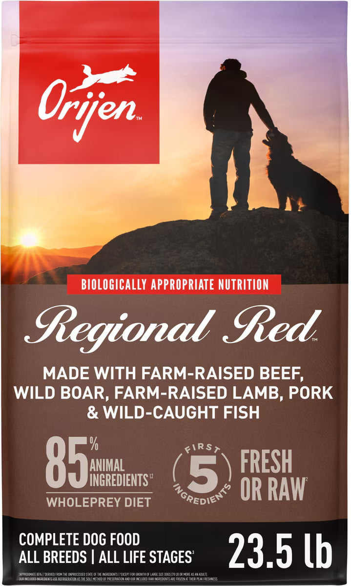Orijen Regional Red Grain-Free Poultry Dry Dog Food 23.5lb