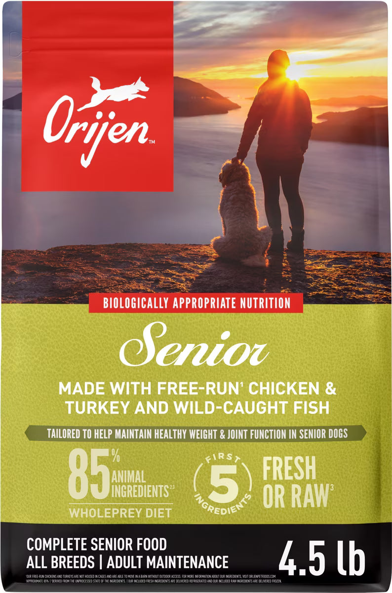Orijen Senior Grain-Free Dry Dog Food 4.5LB