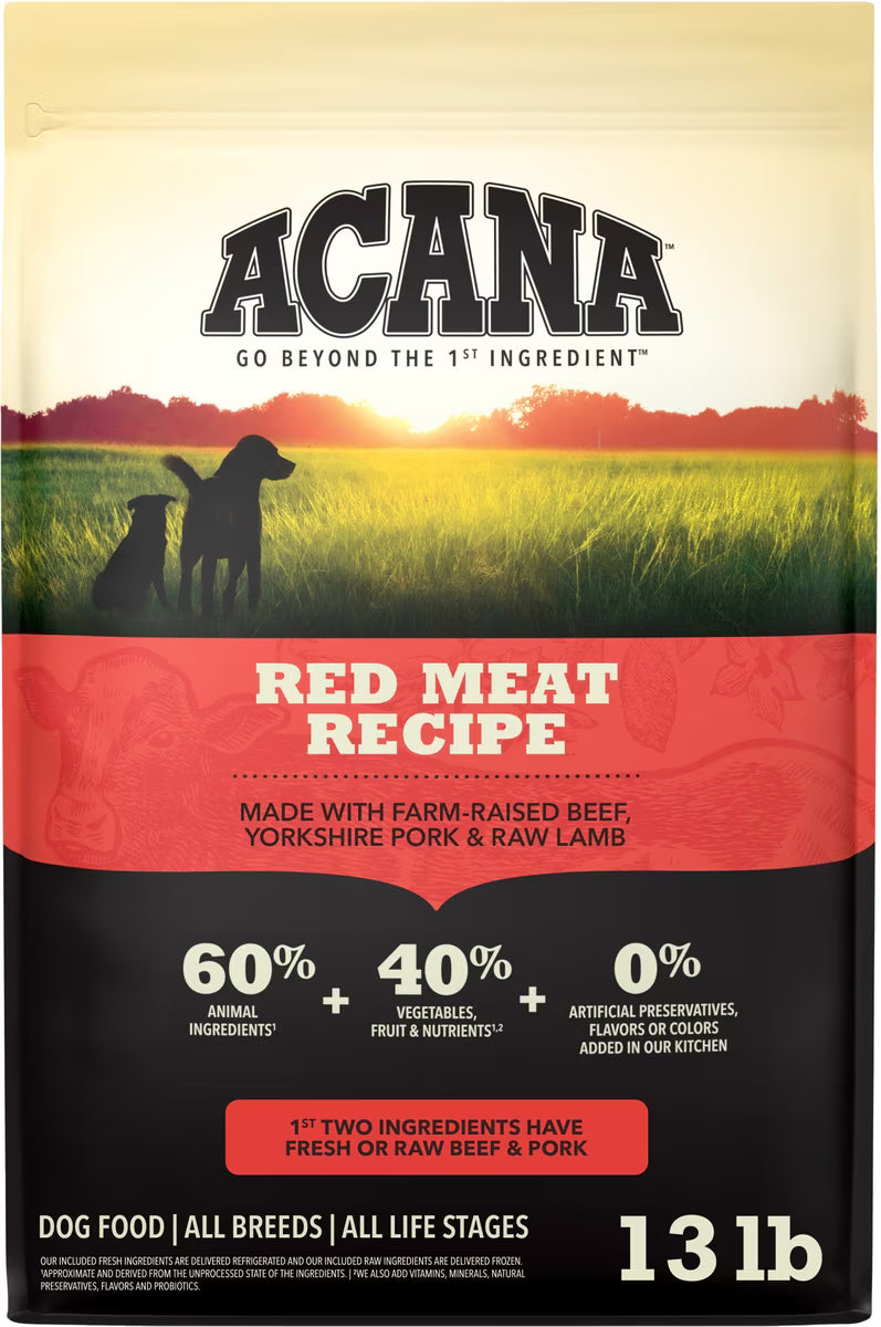 ACANA Red Meat Grain-Free Dry Dog Food 4.5LB