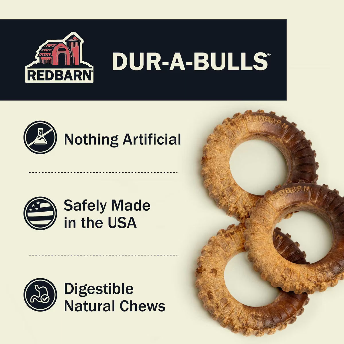 REDBARN Dur-A-Bulls Tire BBQ 3ct