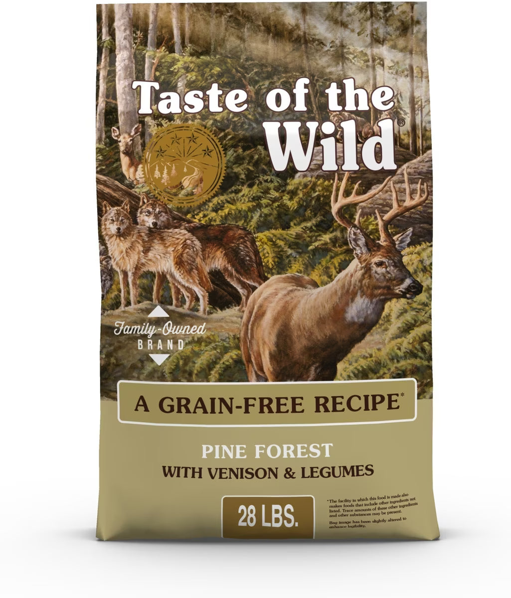 Taste of the Wild Pine Forest Grain-Free Dry Dog Food 28lb