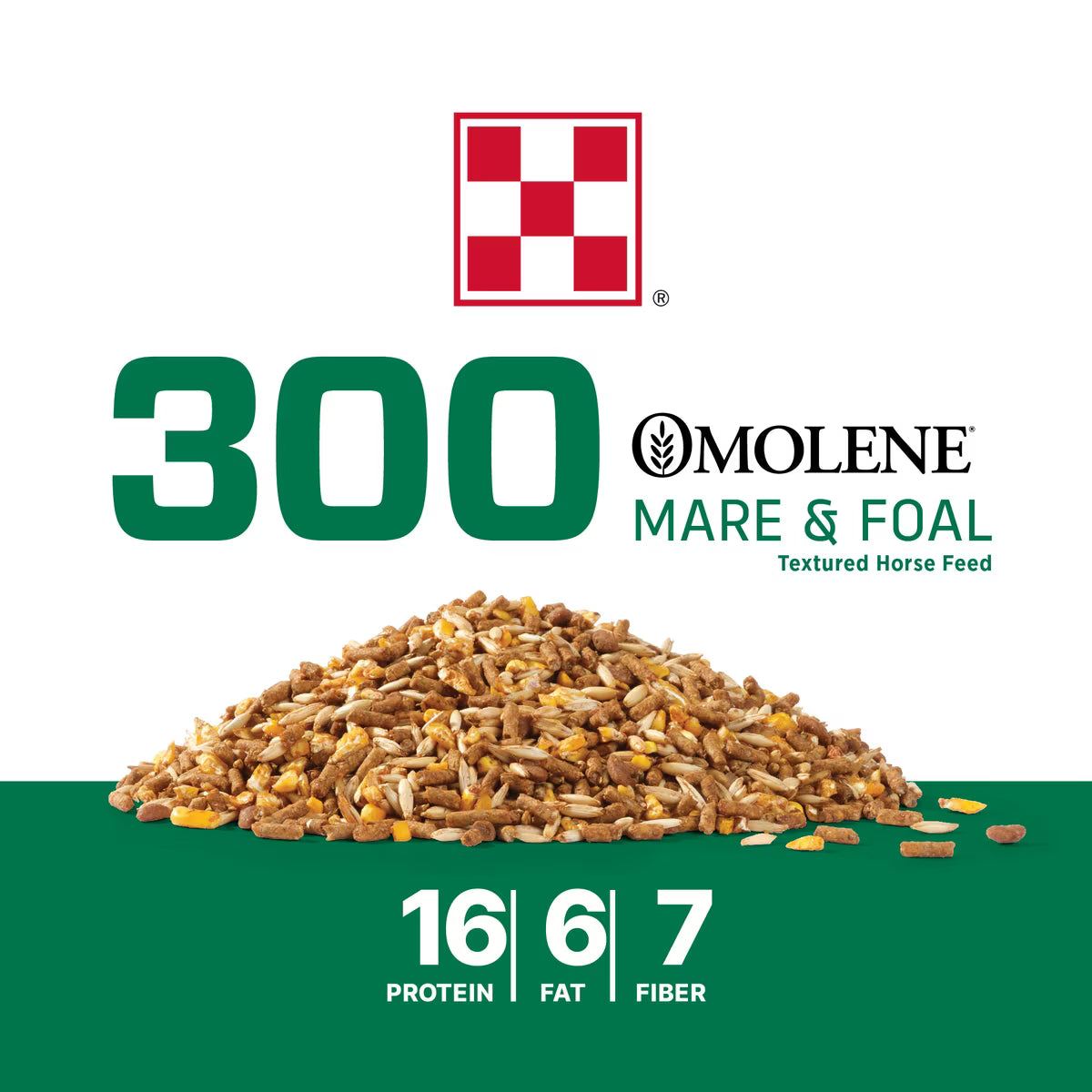Purina Omolene 300 Mare & Foal Horse Feed 50lb