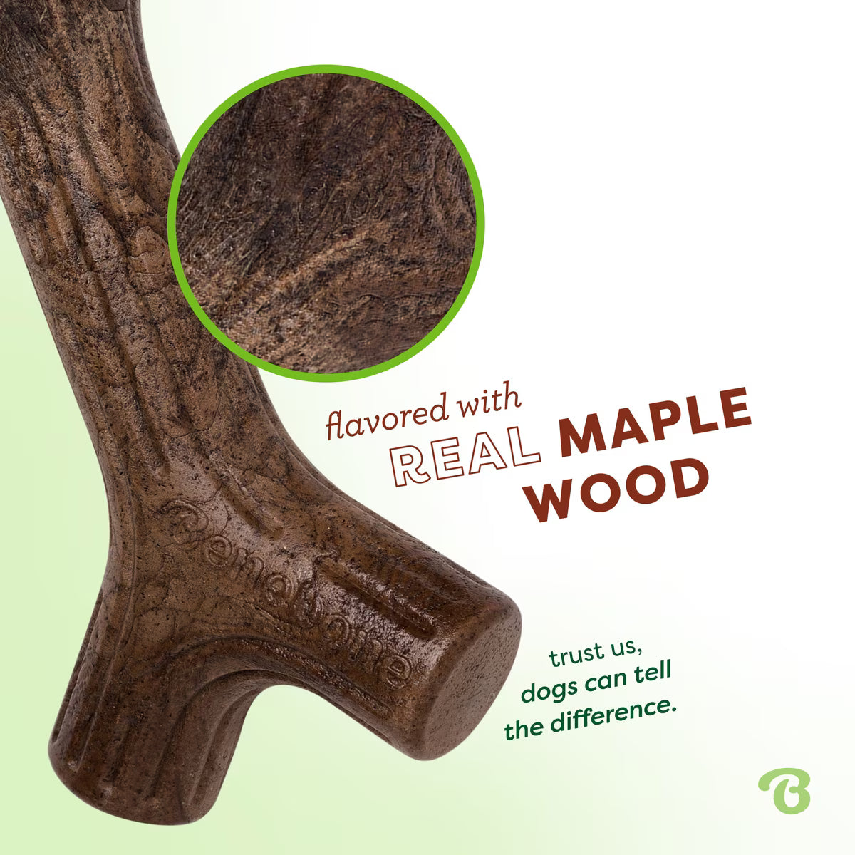 Benebone Maplestick Durable Dog Chew Toy Medium