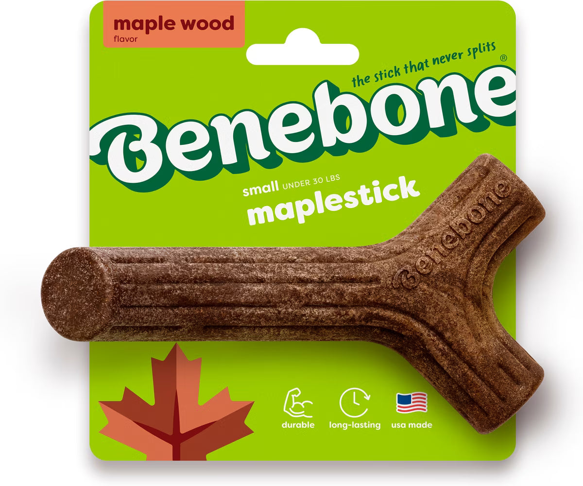Benebone Maplestick Durable Dog Chew Toy Small