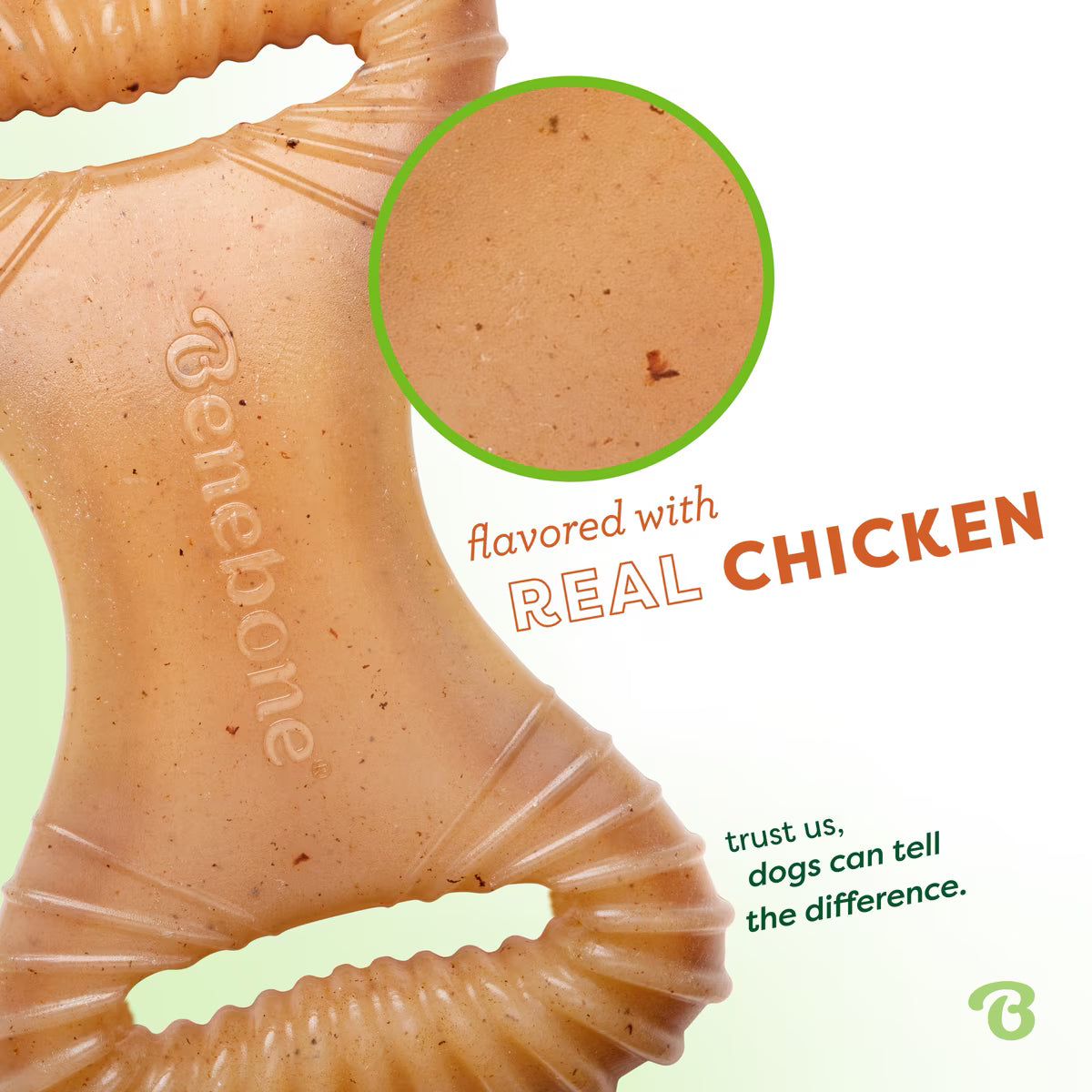 Benebone Dental Chicken Flavored Durable Dog Chew Medium