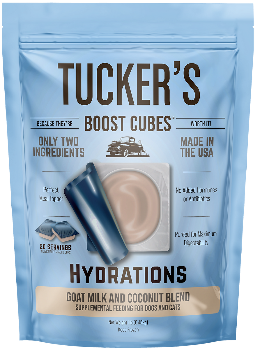 TUCKERS FROZEN RAW BOOST CUBES GOAT MILK AND COCONUT BLEND 1 LB
