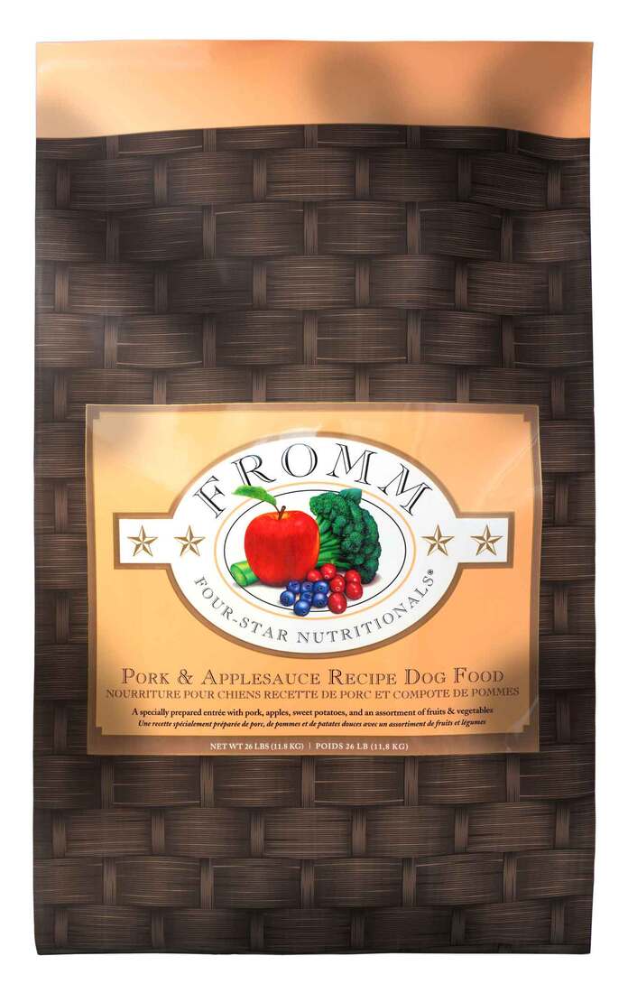 Fromm Four-Star Pork & Applesauce Formula Dog Food 26 LB