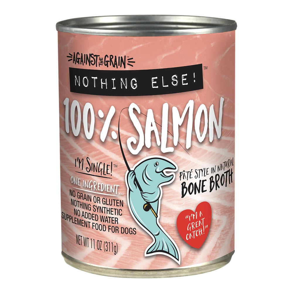 Against The Grain Nothing Else! 100% Salmon Canned Dog Food 11oz