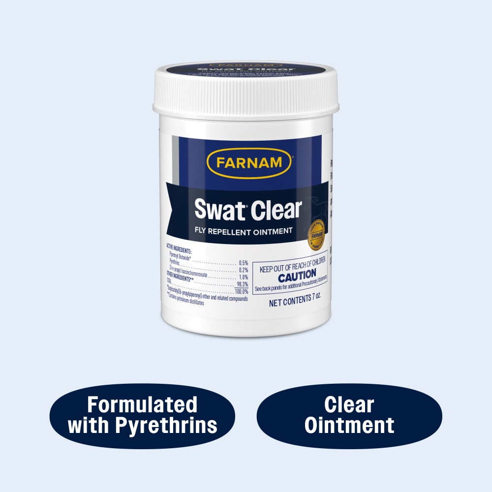 Farnam SWAT Fly Repellent Clear Ointment for Horses & Dogs 7oz
