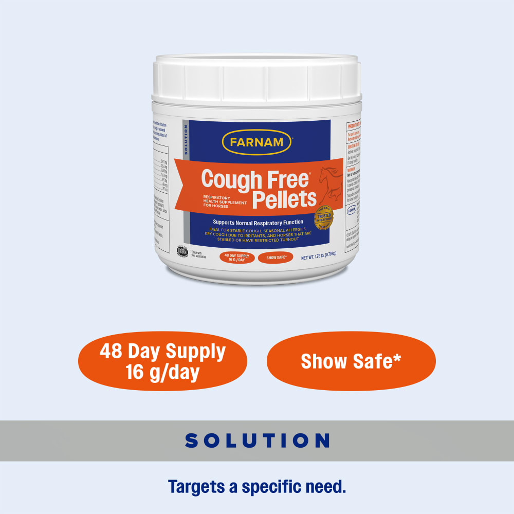 Farnam Cough Free Pellets Horse Supplement 1.75lb