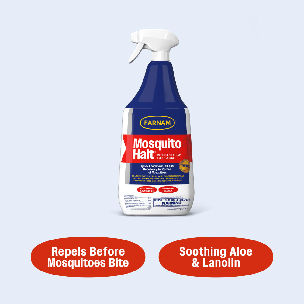 Farnam Mosquito Halt Repellent Spray for Horses 32oz