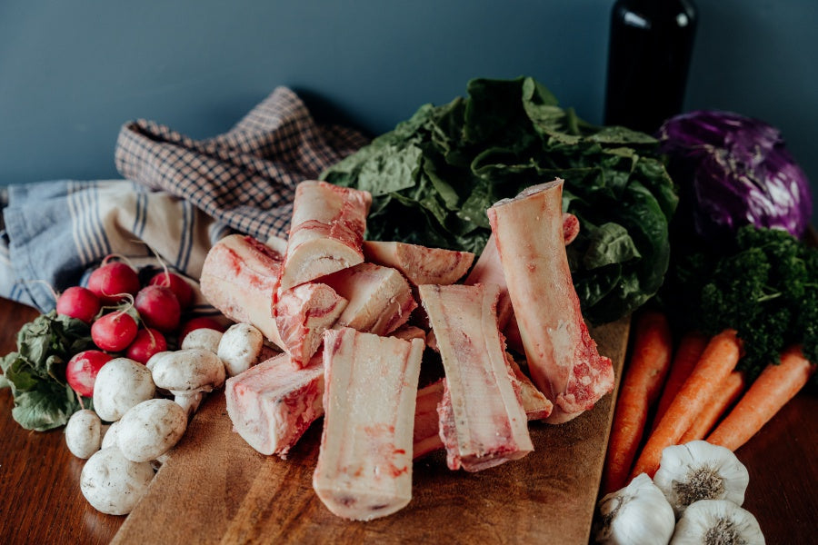 Canoe-Cut Beef Marrow Bone Bundle - 5 lbs