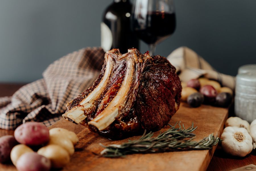 Beef Standing 2 Rib Roast - 3.2 lbs