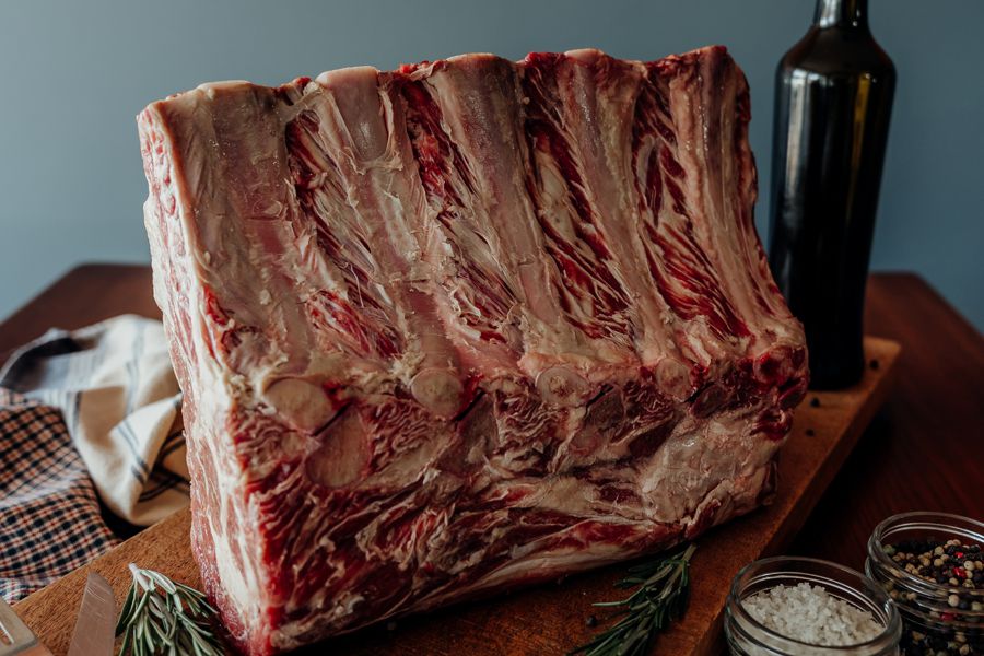 Beef Standing 6 Rib Roast - 9.6 lbs