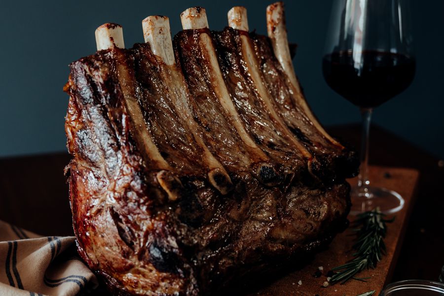 Beef Standing 6 Rib Roast - 9.6 lbs