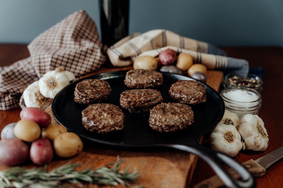 Beef Breakfast Italian Sausage Sliders - 6 (3oz) patties
