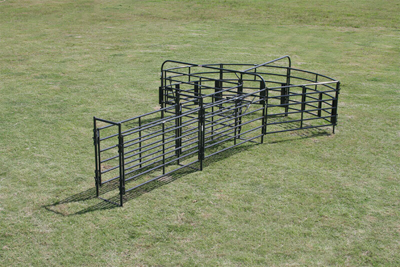 Priefert Rough Stock 135 Degree Sweep w/20' Adj. Alley & Alley Stop (RSOS-4)