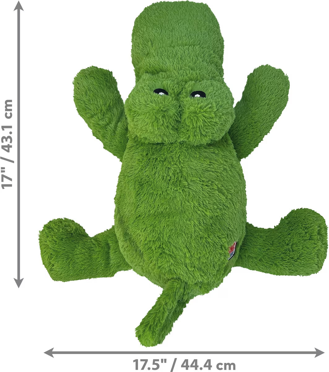 Kong Cozie Jumbo Ali Alligator Plush Dog Toy XL