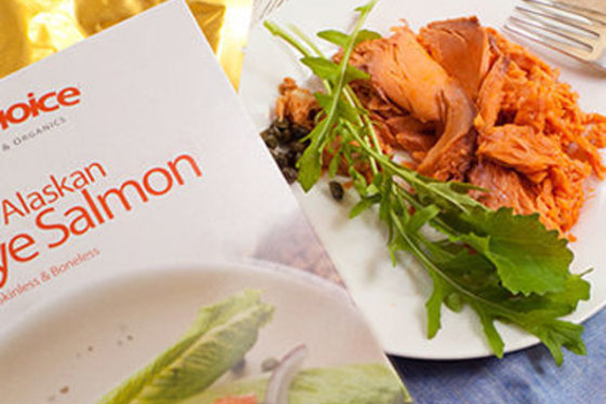 Wild Red Boneless Skinless Pouched Salmon - 6 oz.