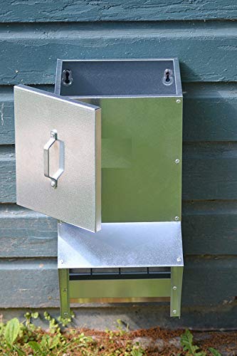 RentACoop Galvanized Chicken Tough Feeder - 25lb