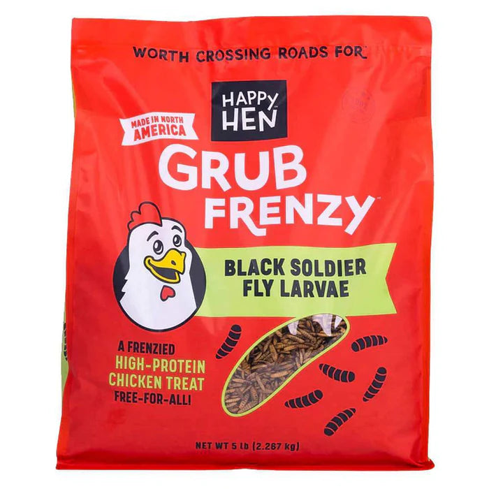 GRUB FRENZY 5# 17002 HAPPY HEN