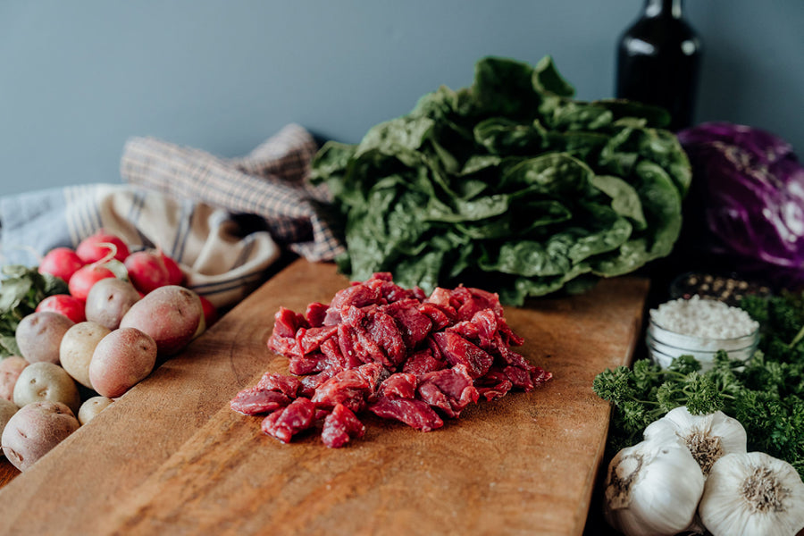 Bison Stew Meat - 1 lb