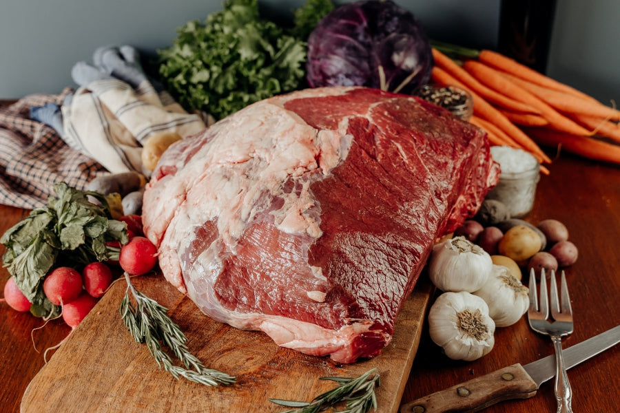 Whole Primal Beef Inside Round - 15 lbs.