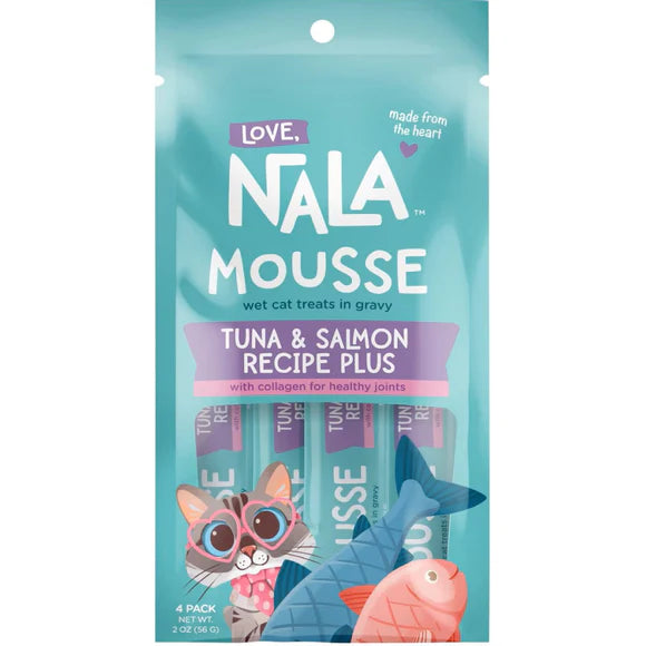 LVN MOUSSE TUNA/SALMON+ 4pk