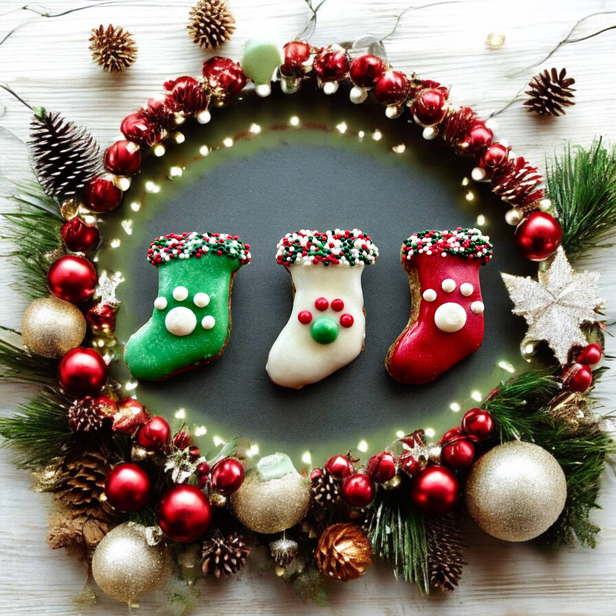 Mini Woofmas Stockings dog treat