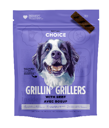 NutriSource GRILLERS BEEF TREAT 12OZ