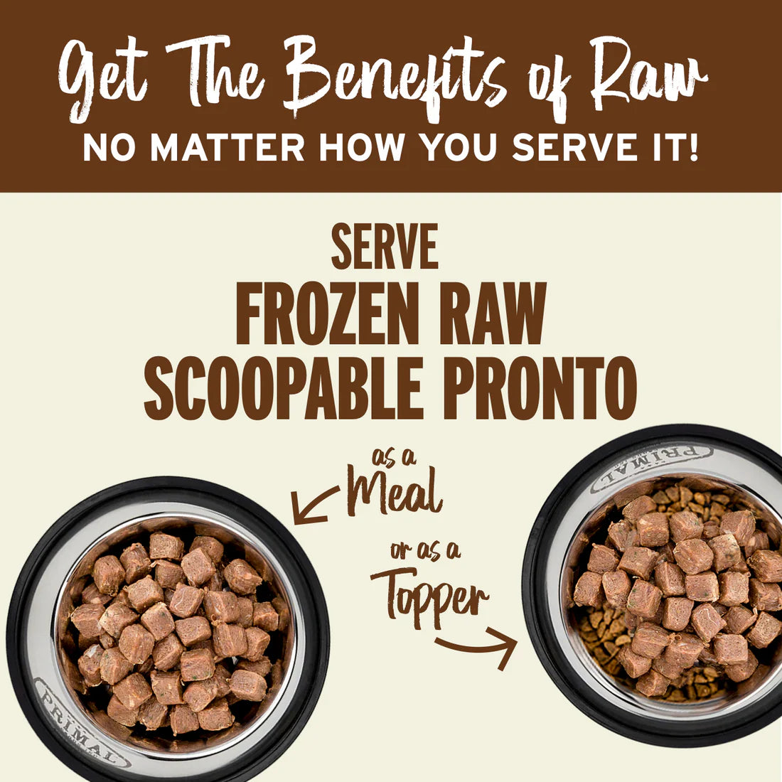 Primal Frozen Raw Scoopable Pronto Chicken Recipe for Dogs 4lb