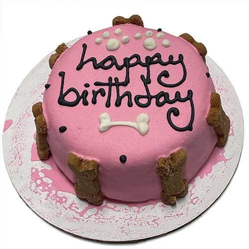 Bubba Rose Pink Dog Cake (Perishable)