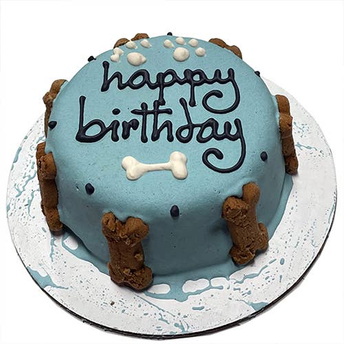 Bubba Rose Blue Dog Cake (Perishable)