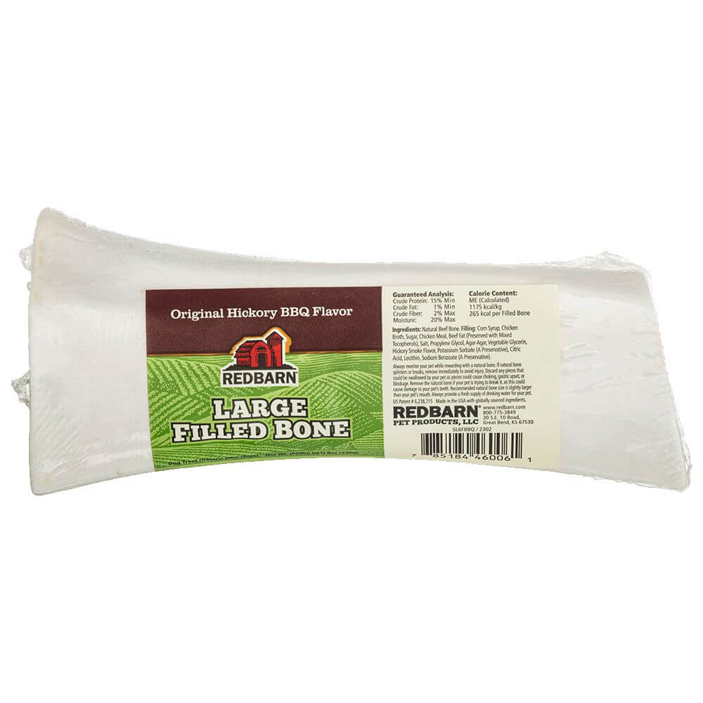Redbarn Filled Bone Original Hickory BBQ LG
