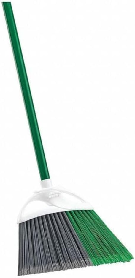 Libman Precision Angle Broom, Steel Handle, 11" Wide