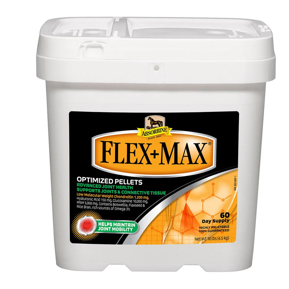 Absorbine Flex+Max Joint Health Supplement Pellets for Horses 10lb