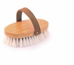 PonyExpress™ Goat Hair Show Grooming Brush with Beige Web Strap 4 1/2" #EA4423