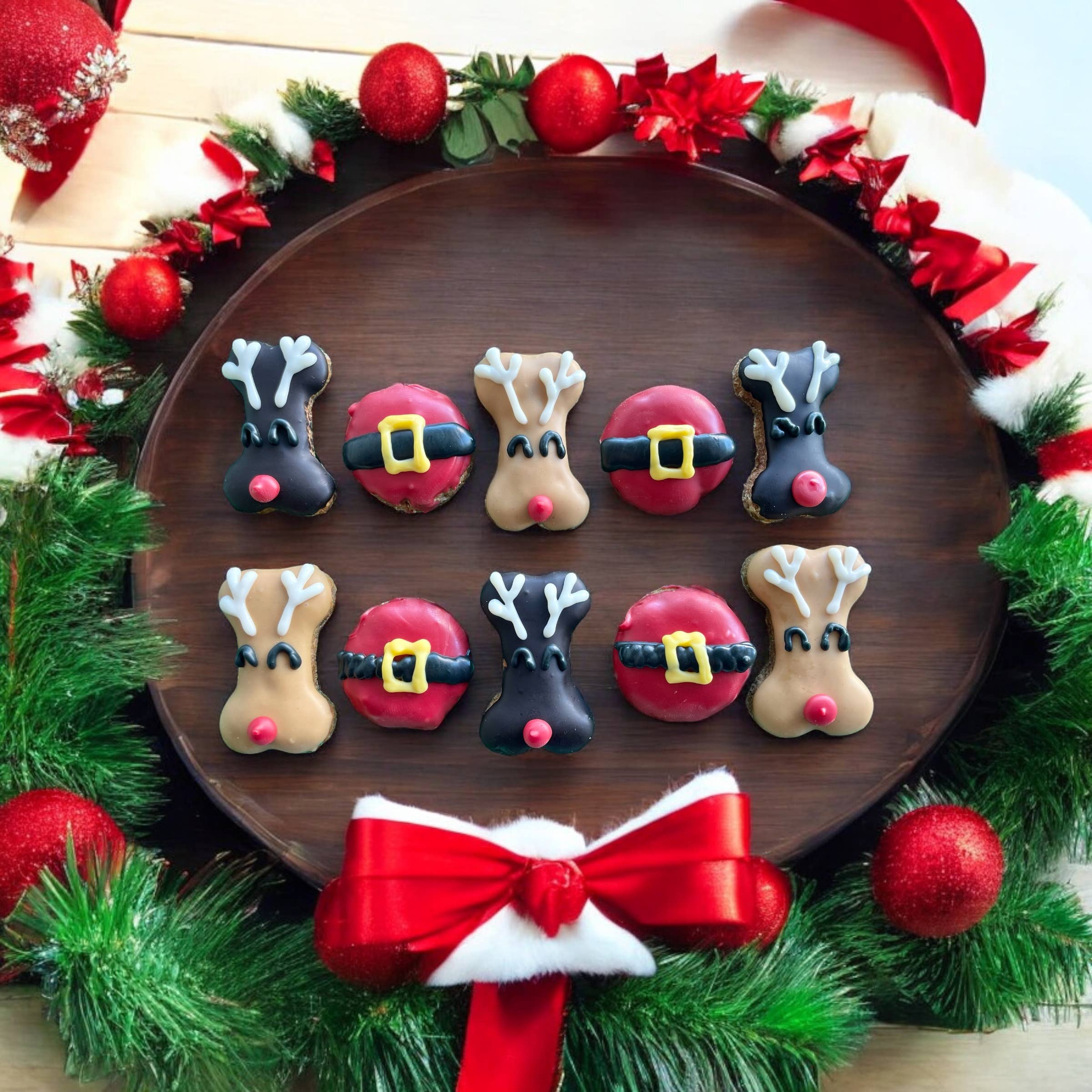 Santa & Helpers Mini dog treat