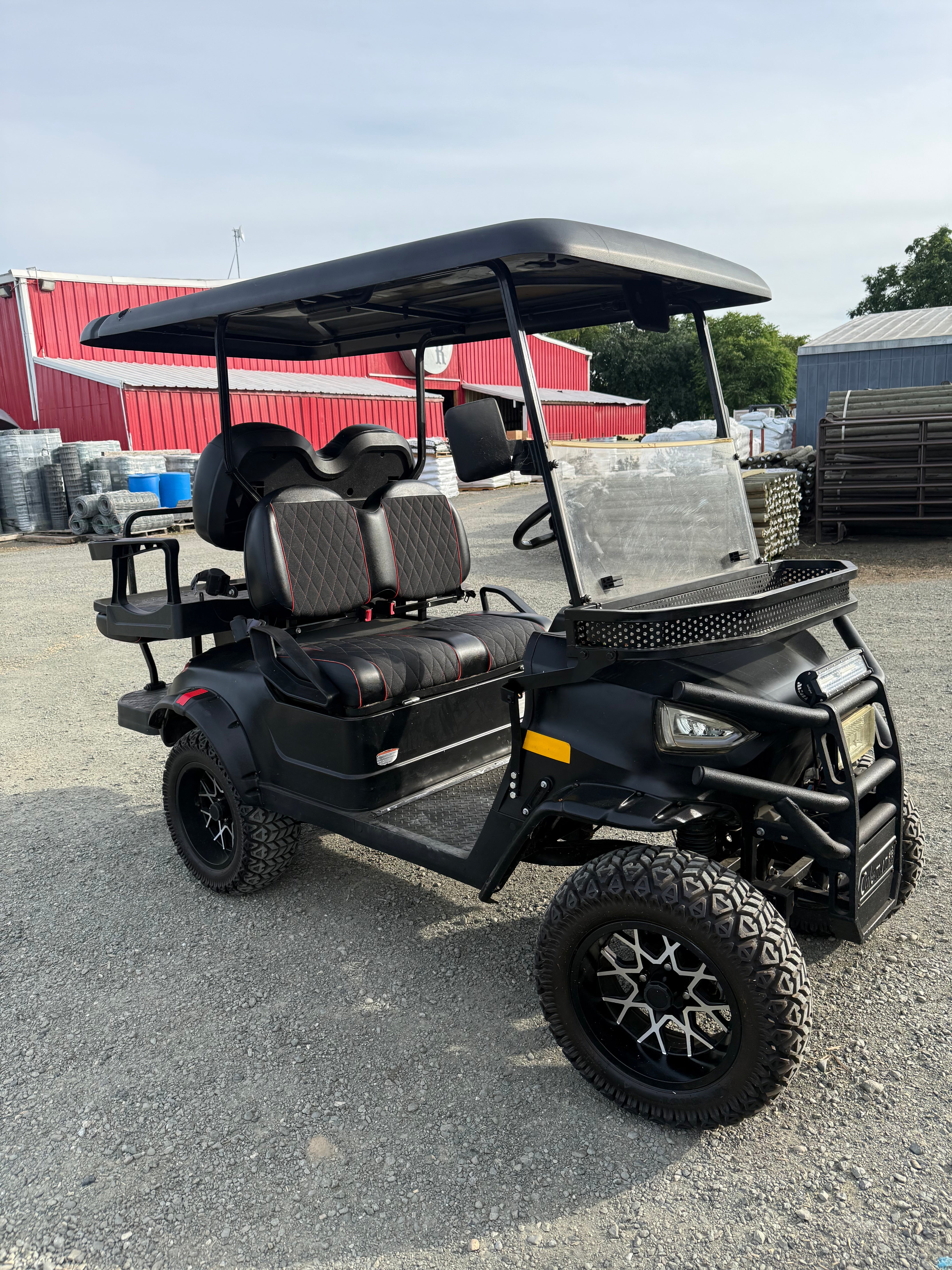 Golf Cart Colman 4 seat Black (Demo Model)