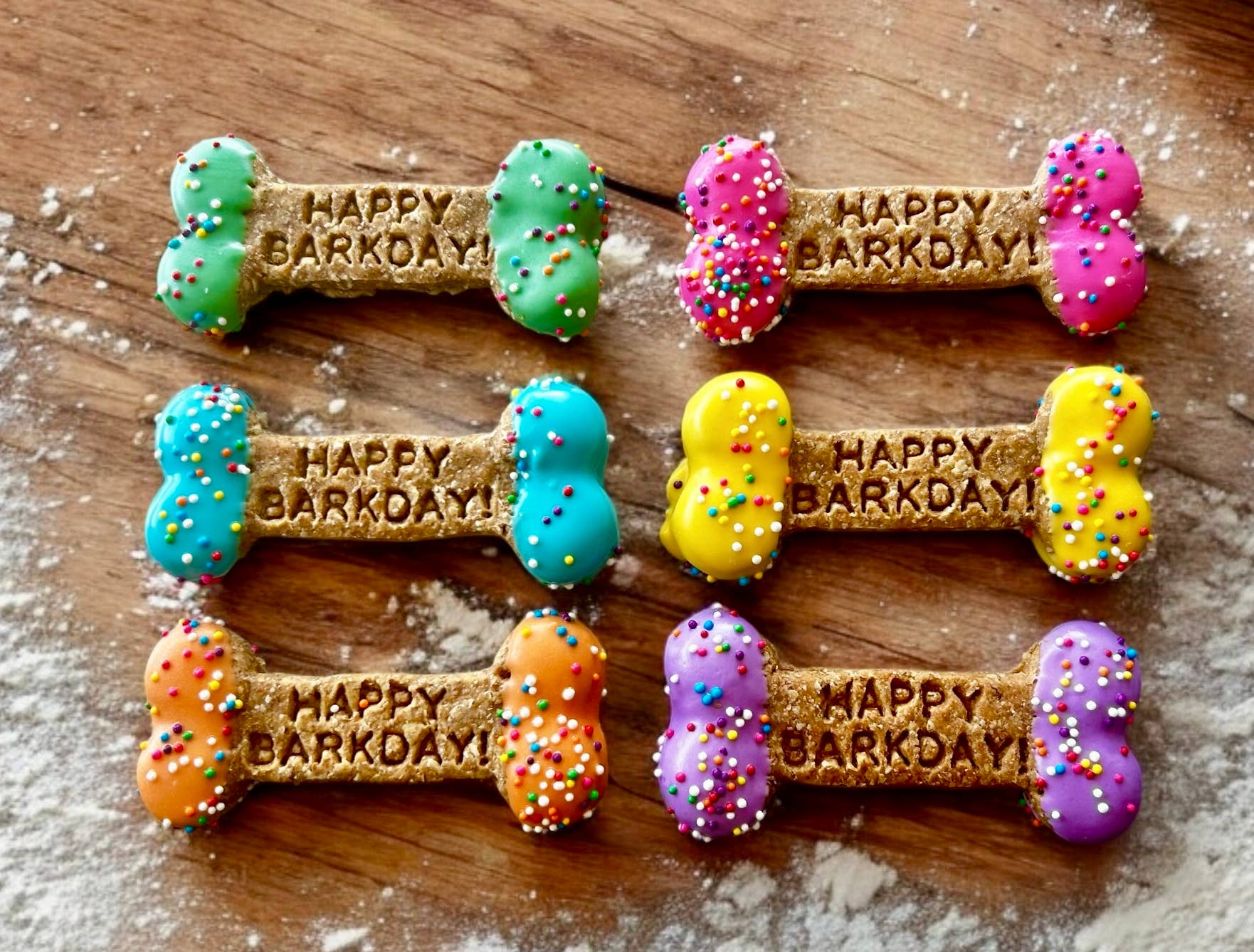 Bare HAPPY GOTCHA DAY / BARKDAY bones