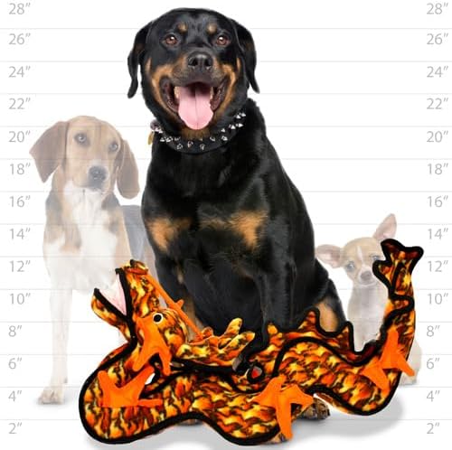 TUFFIE'S Dragon Dog Toy 21in