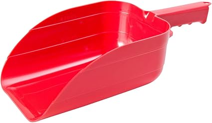 Little Giant Plastic Utility Scoop 5pt Red