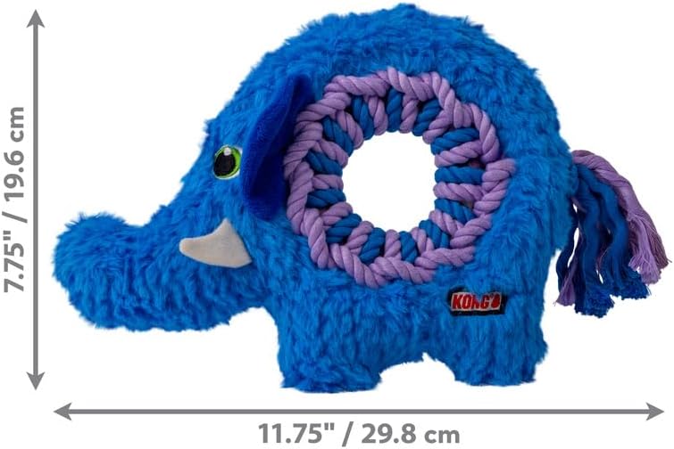 Kong Ringaroos Elephant Dog Toy Medium