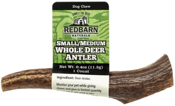 Redbarn Small/Medium Whole Deer Antler Dog Chew
